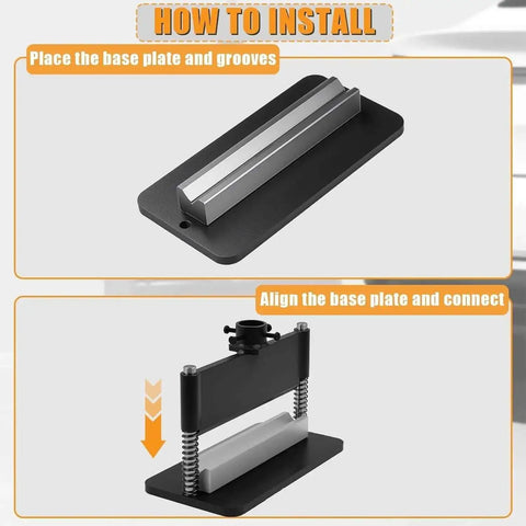 Installation guide for Heavy Duty Press Brake Attachment For 12 To 20 Ton Hydraulic Shop Presses Built Tough Dual Spring Design