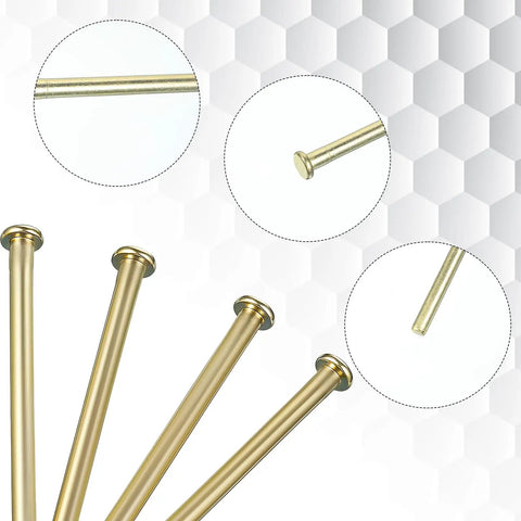 4 Pack 3.5 Inch Door Hinge Pins Stainless Steel With Gold Finish For Interior Wood Doors Replacement Screws Included Fits Self Closing Doors Kitchen And Garage Hinges Hardware That Keeps Your Doors Swinging Smoothly Easy Quick Swap