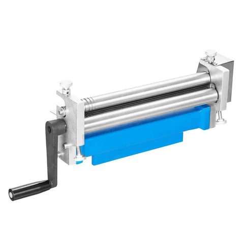 Beefy Slip Roll Metal Forming Machine 12.6 Inch With Detachable Rollers 20 Gauge Capacity showcasing durable design and hand crank