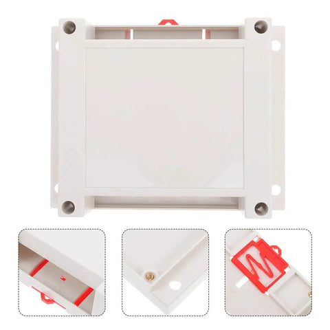 Weatherproof Outdoor Electrical Junction Box In Gray Flame Retardant ABS Plastic Industrial Enclosure for Wall Sockets and Control Panels