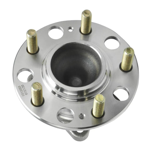 Top view of Beefy Two Piece Rear Wheel Bearing Hub Assembly Kit With ABS For Hyundai Sonata 2015 To 2019, Tucson 2016 To 2021, Veloster N 2019.