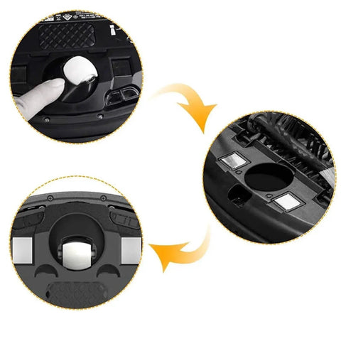 Installation steps for Replacement Front Wheel Caster Assembly for Roomba Vacuum Cleaners 500 600 700 800 Series and I7 E5 E6 900