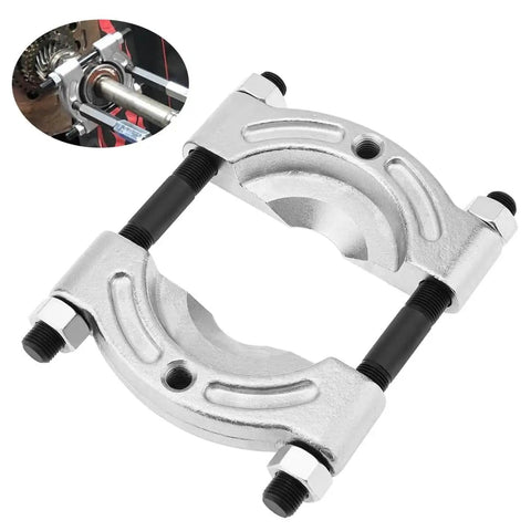 Heavy Duty Bearing Puller With One Half Inch To Four And Five Eighths Inch Jaw For Gear Pinion Wheel Hub And Bearing Separator Chrome Plated Steel Splitter Tool For Automotive Shops And DIY Enthusiasts