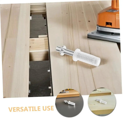 8 Piece Bifold Closet Door Hardware Set With Precision Pivot Hinges From Tofficu shown with woodworking tools on wood surface