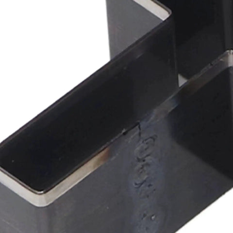 Close-up of Crossed Shape Hollow Punch Cutter Die Set For Leather Crafting, showing durable alloy steel edge.