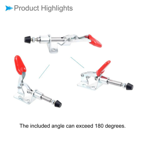 Toggle Clamp GH301AM 110 Lbs Holding Capacity With Quick Release Push Pull Action Down Clamp For Woodworking Pro Grade
