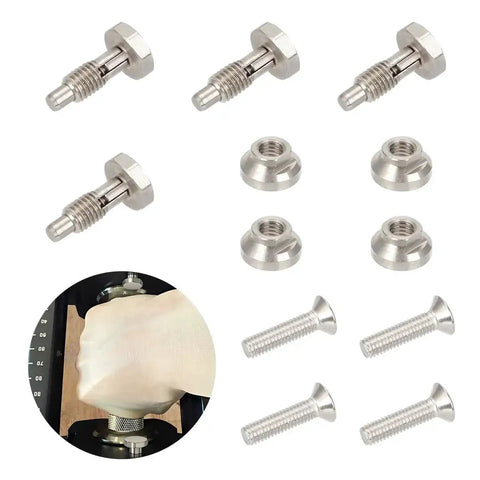 Dumbbell Upgrade Kit With Enhanced Spring Pins And Weight Adjustment Sliders For Fast Series Dumbbells, Low Profile Pins That Sit Flush And Stop Knuckle Banging, Stainless Steel, Rust Proof, 5 Minute No Tool Install.