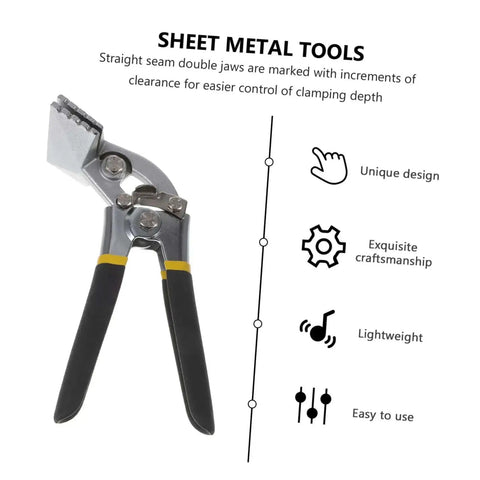 Beefy Pro Grade Metal Bender Kit For 150 75 Series Light Steel, Hand Seamers, Sheet Metal Tools with straight seam jaws