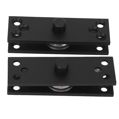Heavy Duty Hidden Door Hinge Set 360 Degree Coaxial Pivot For Wood Aluminum And Glass Doors Stainless Steel 220 Lbs Load