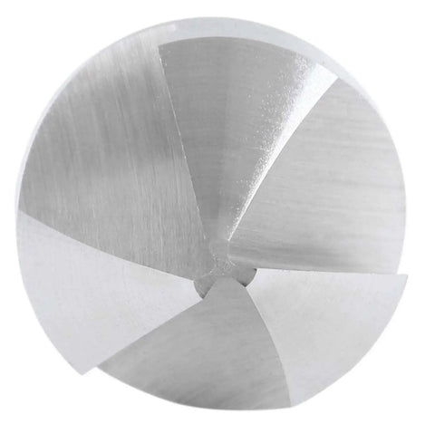 Close-up of Heavy Duty Pro Grade 1-1/4 Inch HSS Countersink Bit With 3/4 Inch Weldon Shank, 45 Degrees Per Side