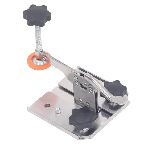 Stainless Steel Thickened Woodworking Vertical Toggle Clamp With Quick Release, Rubber Pressure Head For No Slip Grip And Surface Protection