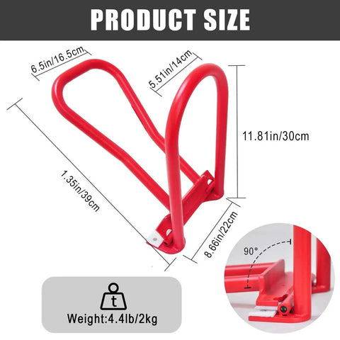 Pro Grade Roof Eaves Seam Bender For Standing Seam Metal Roofing, Converts 90 Degree Edges To 180 Degree Hem, product dimensions and weight.