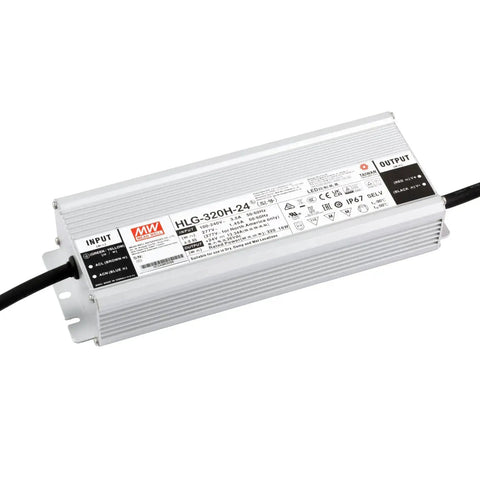 320W 24V DC LED Driver And Power Supply With Dual CV And CC Output, IP67 Waterproof, UL Recognized, heavy-duty design