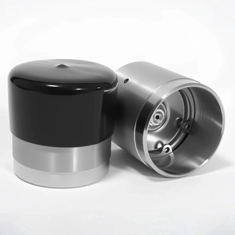 Stainless Steel Bearing Protectors and Dust Covers 1.98 Inch Hub Caps 4 Pack for Trailers Boats Vehicles Sealed Silicone Seals
