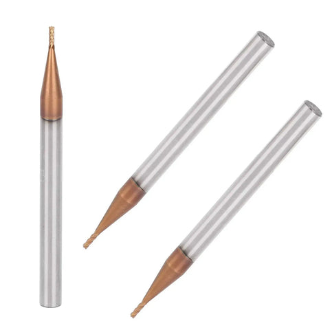 4 Flute Tungsten Carbide Milling Cutter for CNC Woodworking and Precision Engraving, 1x50x4T End Mill with 10mm Blade Length