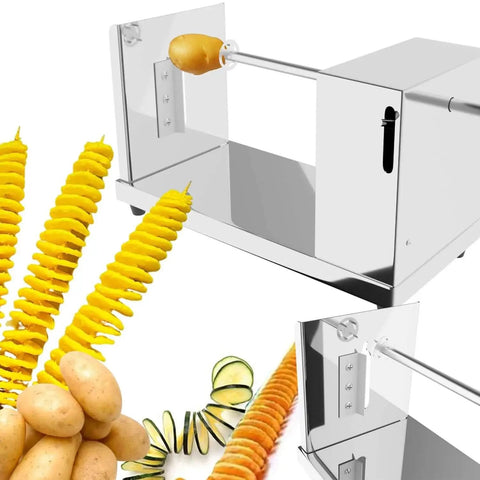 Spiral Potato Cutter And Vegetable Twister Slicer For Potatoes Cucumbers Carrots Curly Fries DIY BBQ Kitchen Tool 304 Stainless Steel