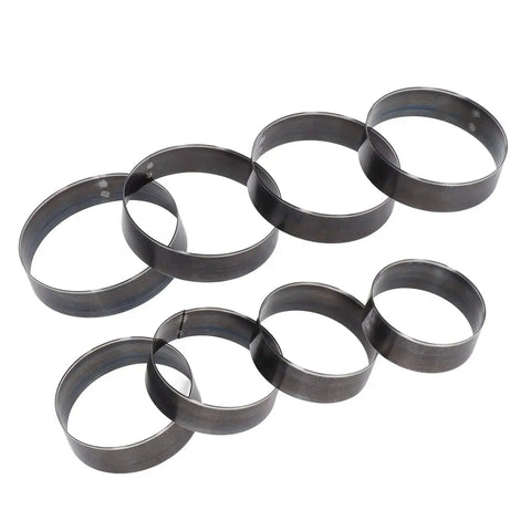 8 Piece Round Leather Punching Die Set Made From Alloy Steel For DIY Cardboard And Leather Projects With Fast Clean Cuts