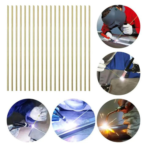 Solid Brass Rods One Millimeter By One Hundred Millimeters Pack Of 30 For Knife Making Handles Pins And Rivets DIY Hobby Hardware display