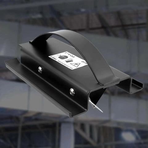 Heavy Duty Steel Sled Frame of 1 Inch V Groove Duct Board Cutter for HVAC Pros, showcasing design for precise V cut duct fabrication.