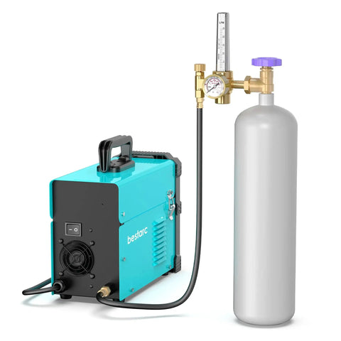 Welder Gas Regulator With Flow Meter For Argon Helium And CO2 Tanks Zero To Sixty CFH Flow Range MIG TIG Compatible ARG 2