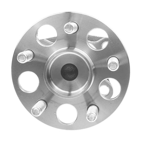 Front view of Rear Wheel Bearing Hub Assembly For Toyota Prius 2010 2011 2012 2013 2014 2015 And Prius Plug In 2012 2015 5 Lug ABS Included