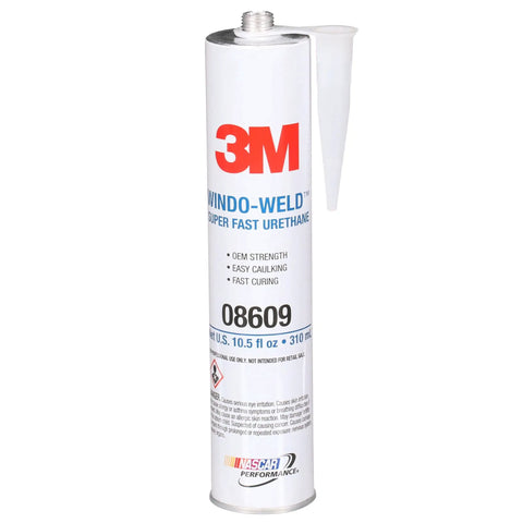 Window-Weld Super Fast Urethane Black Cartridge 10.5 fl oz (311 mL), 5 Pack, automotive adhesive sealant front view