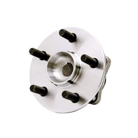 Close-up of a Rear Wheel Bearing Hub Assembly Bolt-On Fit for 2003-2008 Toyota Corolla, 2003-2008 Matrix, 2004-2009 Prius, 5-lug hub