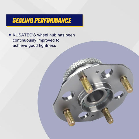 Rear Wheel Bearing And Hub Assembly 512178 For 1998 1999 2000 2001 2002 Honda Accord 2.3L L4 With Rear ABS Disc Brakes