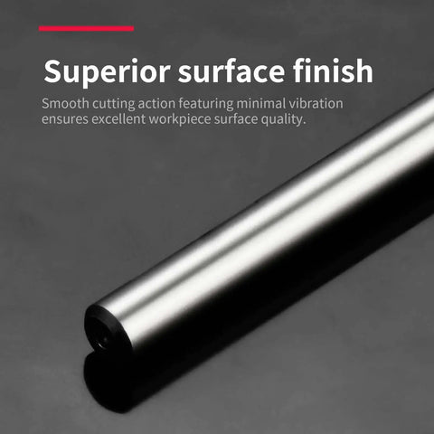 8mm 4 Flute HSS End Mill Cutter With Straight Shank Center Cutting For Slotting And Keyway Milling
