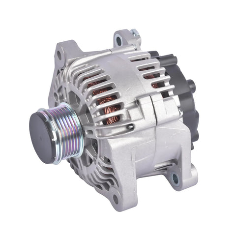 110 Amp 12V Alternator Replacement For Hyundai Santa Fe Sonata Kia Optima Sorento L4 2.4L 2.0L Turbo 2010 2014 front view