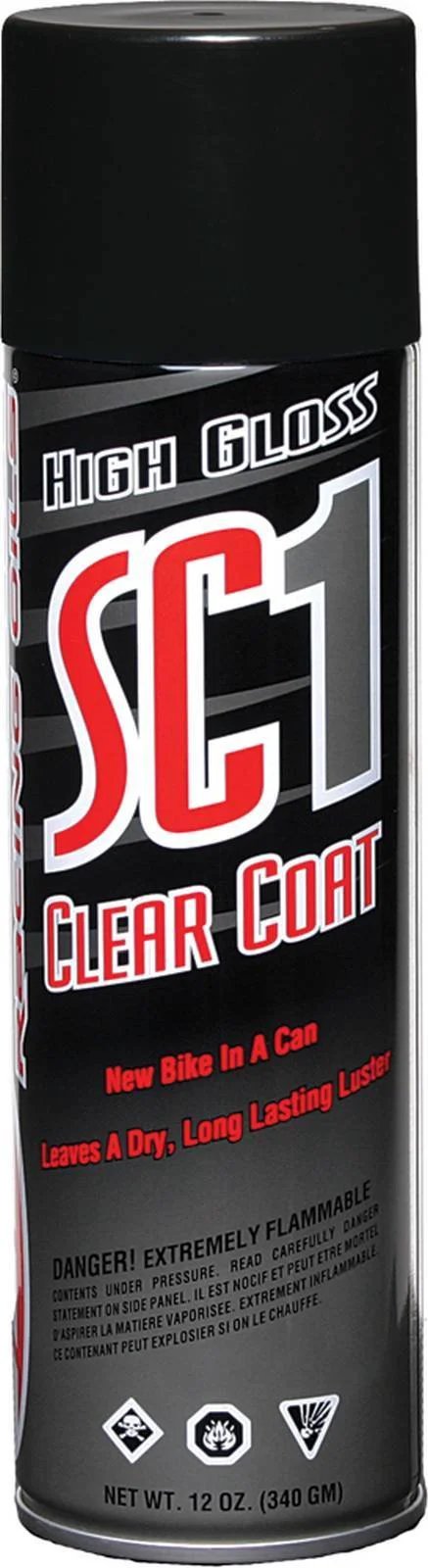 Front view of SC1 High Gloss Coating For Plastic And Painted Surfaces 4 Pack 68.8 Fl Oz aerosol can.