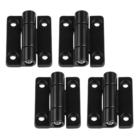 Adjustable Torque Damping Hinge Pack Of 4 For Cabinets And Industrial Settings With Beefy Black Construction Heavy Duty Zinc Alloy