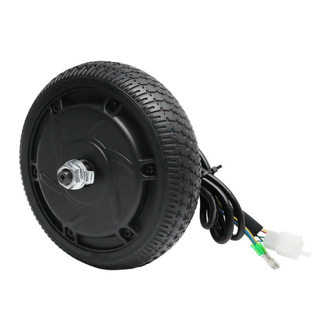 24V 250W Gearless Brushless Hub Motor With 6.5 Inch Solid Tire Wheel for Scooter Ebike Toy Car and Mini Car Replacement High Speed