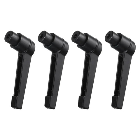 4 Pack Clamping Lever Adjustable Handles With M4 Female Thread Level Hand Knobs And Quick Release Black Suitable For Lathe Machinery