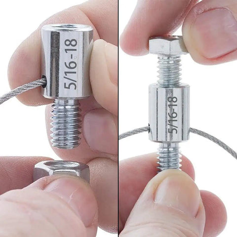 Nut And Bolt Thread Checker Inch And Metric With 26 Male Female Gauges 14 Inch And 12 Metric Size Identifiers Quick Verify Nuts And Bolts For Fast Repairs featuring a close-up of a bolt and nut being checked.