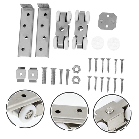 Stainless Steel Sliding Door Roller With Nylon Wheels For Patio Doors Built To Last Heavy Duty Quiet Glide Smooth Track Kit