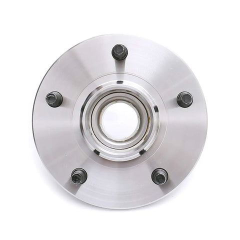 Front Wheel Bearing Hub Assembly For 2000 2001 Dodge Ram 1500 2WD 5 Lug Front Position Left Or Right Fits OE Quality ISO Certified Ready To Install Bolt On Replacement - front view of component