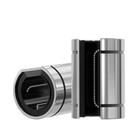 Open Type LM16UUOP Linear Ball Bearings 16Mm Bore 28Mm OD 37Mm Length 4 Pack With Double Side Rubber Seal Built For CNC And 3D Printer Motion Rails