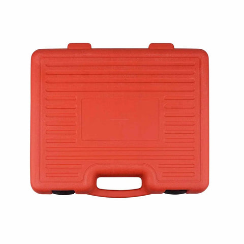 Red carrying case for Front Wheel Drive Bearing Removal Tool Set With Press Kit And Adapters For On Vehicle Bearing Replacement