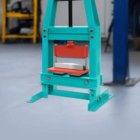 Hydraulic Press Brake Attachment 12 Inch Metal Bending Tool For 12 To 20 Ton Heavy Duty Shop with red bending plate