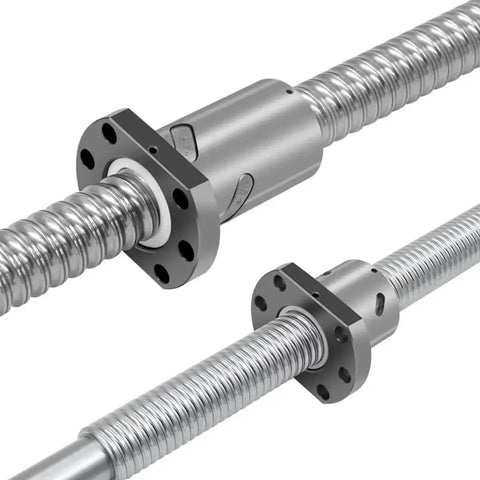 12mm Ball Screw With SFU1204 RM1204 Anti Backlash Linear Motion Screw Set with Nut, 420mm Long, 4mm Lead, for CNC Machines and Precision Milling