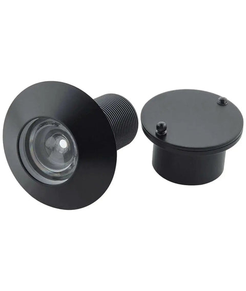 Solid Brass Door Peephole Viewer With 220 Degree Wide Viewing Angle And Heavy Duty Rotating Privacy Cover For Front Door Security, black finish