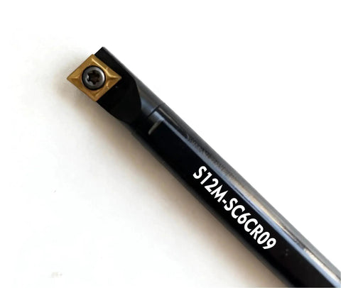 Beefed Up Half Inch Indexable Lathe Turning Tool Holder Boring Bar For CCMT Carbide Inserts close-up view