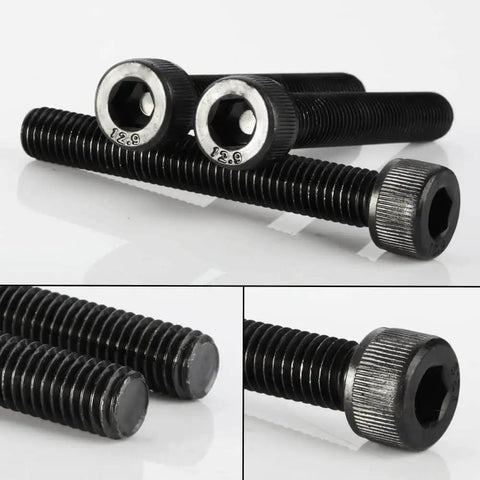 Heavy Duty 5/16-18 Socket Head Cap Screws 3/4 Inch Fully Threaded Allen Hex Drive Black Oxide 12.9 Grade Alloy Steel UNC Coarse Thread 10 Pack Great For Heavy Duty Use