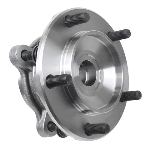 Front view of Front Wheel Bearing Hub Assembly for Toyota Tundra and Sequoia RWD, direct fit, 5-bolt, sealed unit, 2007-2021