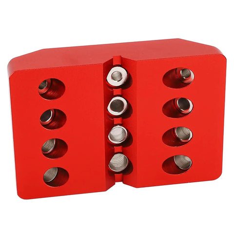 Pocket Hole Jig For Woodworking With 30, 45 And 90 Degree Holes, Aluminum Alloy Build With Steel Drill Sleeves, front view