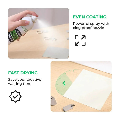 High Contrast Black Laser Marking Spray for CO2, Fiber and Diode Laser Engravers, 8.5 Oz, 1 Count being applied on a surface