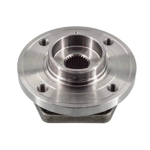 Volvo Front Hub Bearing Assembly For 1993 Volvo 850 4 Lug Without ABS Bolt On Direct Fit 513216, 26 Spline Ball Bearing, Top View