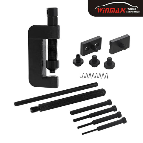 Pro Grade 13 Piece Chain Breaker Tool Kit For Motorcycles ATVs And Bikes Includes 2mm 3mm 4mm Break Tips 3 Pin Sizes Riveting Capabilities To Break And Rivet 420 To 630 Rear Drive Chains Workhorse Steel Construction