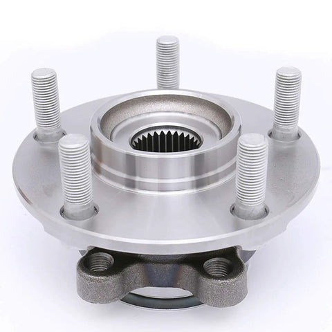 Front view of Front Wheel Bearing Hub Assembly For 2008-2013 Nissan Rogue, 2014 Rogue Select, And 2007-2012 Sentra 2.5L
